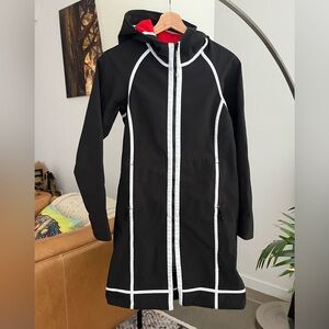 lululemon athletica Black and White Hooded Jacket